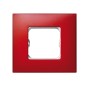 Simon 27771-66 Placa 1 Elemento  (Rojo Mate)