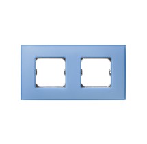 Simon 27772-63 Placa 2 Elementos (Azul Mate)