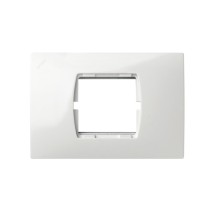 Simon 27612-65 Placa Americana 2 Modulos Estrechos