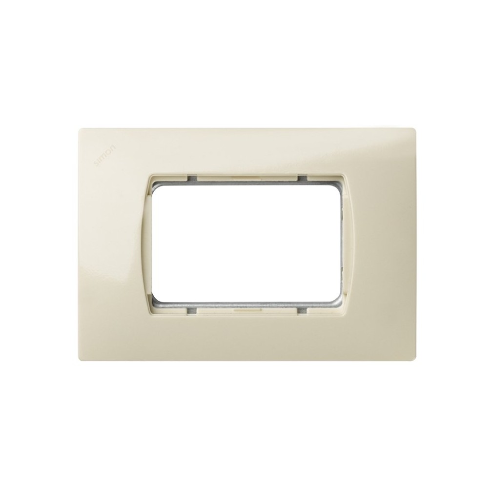 Simon 27613-61 Placa Americana 3 Mod.Est.O 1 Anch.+1 E.